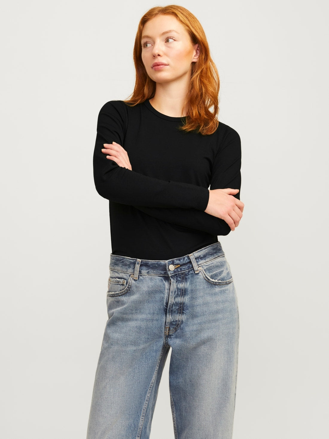 Jjxx  Jxceline T-shirt in Cotone Maniche Lunghe