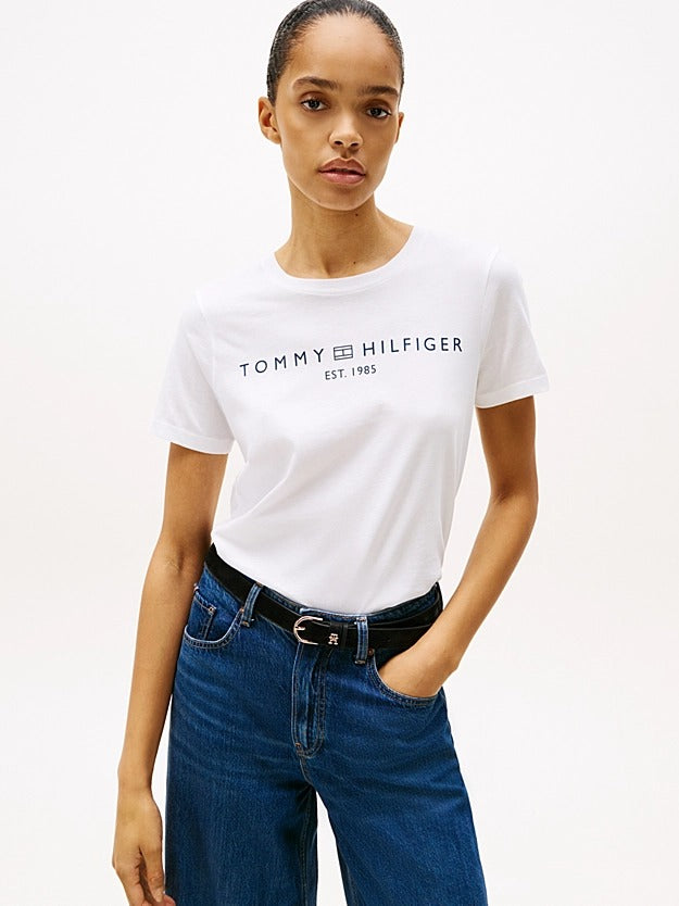 Tommy Jeans T-Shirt in Cotone Tinta Unita