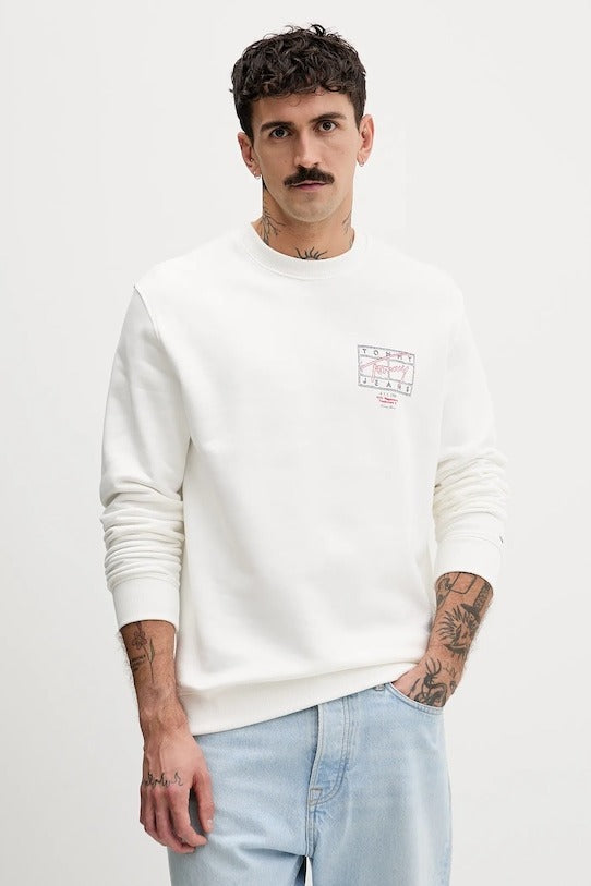 Tommy Jeans Felpa con Girocollo