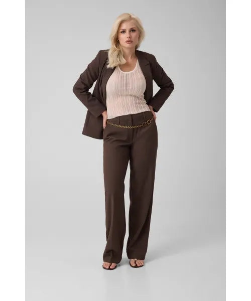 Guess Pantaloni Larghi Classici 
Marrone