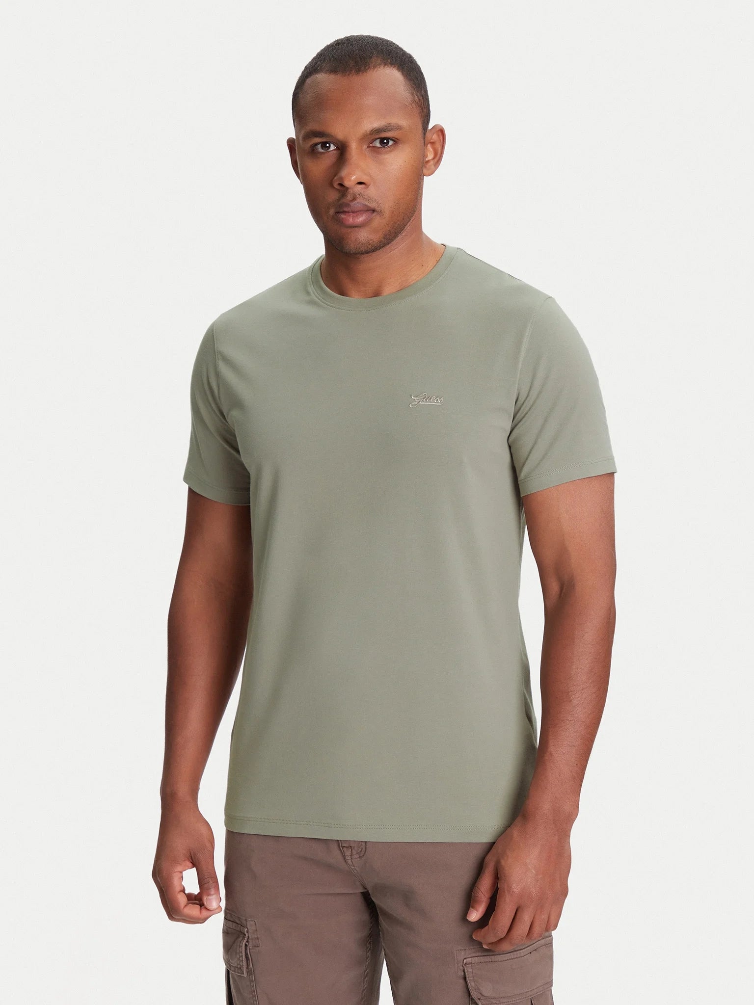 Guess T-shirt con il Logo Ricamato