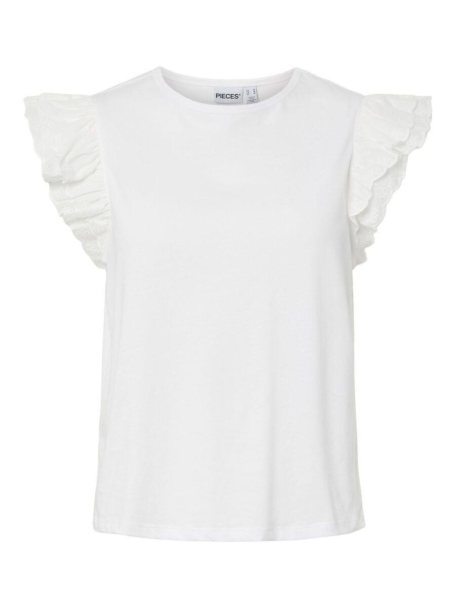 Pieces T-shirt in Cotone