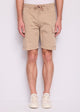 Gaudi Jeans Shorts cargo in cotone Elasticzzato Beige