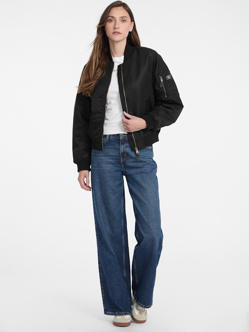 Guess Bomber da Volo in Raso Napoli