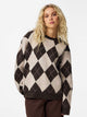 Pieces Maglione Loose a Rombi