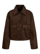 Jjxx Giubbino con Collo Allargato Marrone