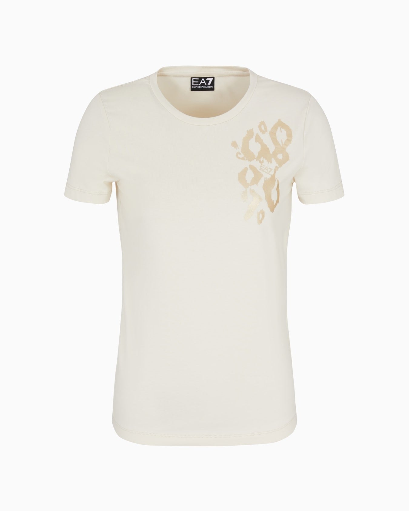 Armani EA7 T-shirt Girocollo Graphic Series in Cotone Stretch