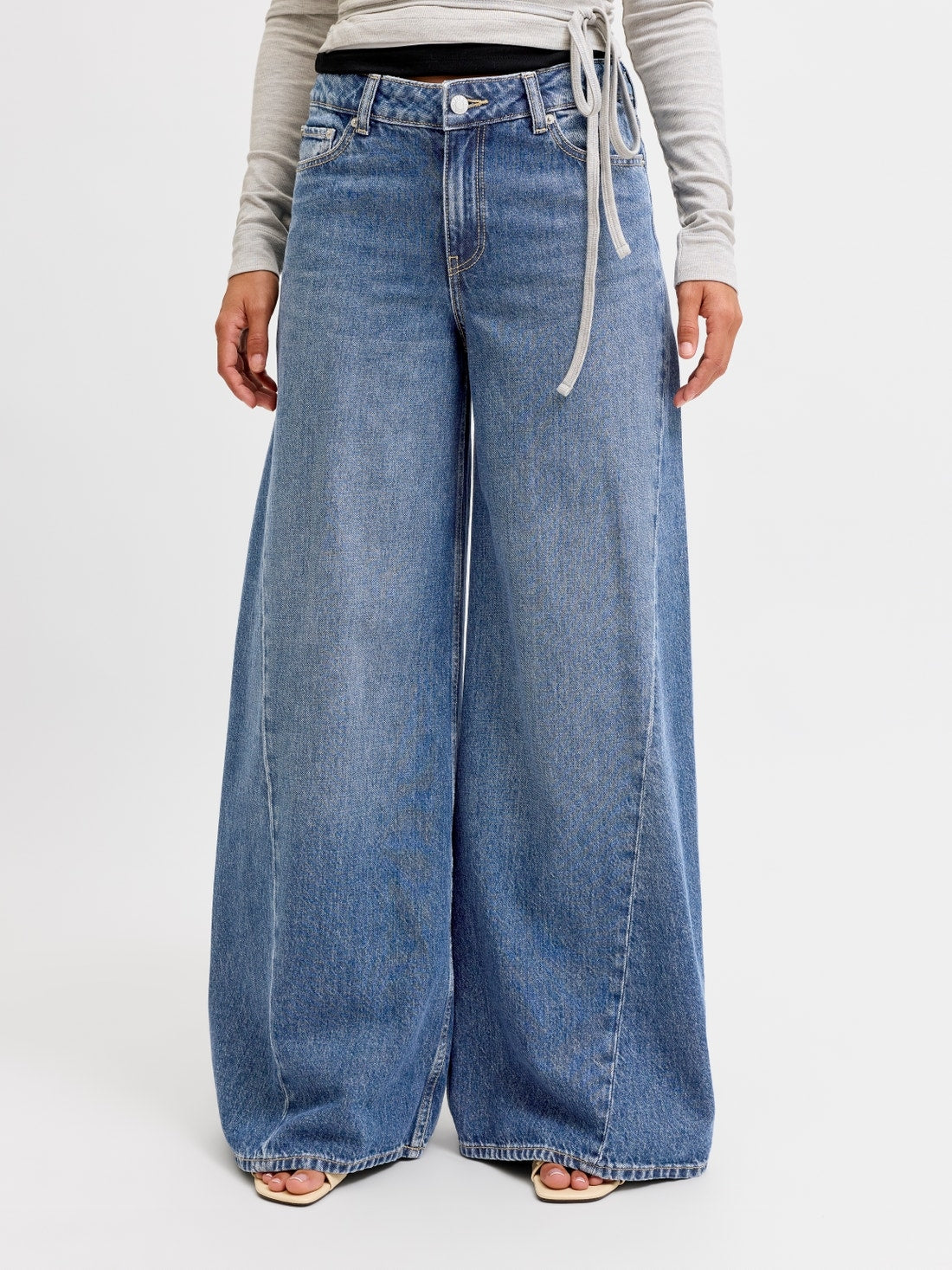 Jjxx Jeans con Gamba Extra Larga Blù