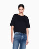 Armani Exchange T-shirt Cropped in Cotone