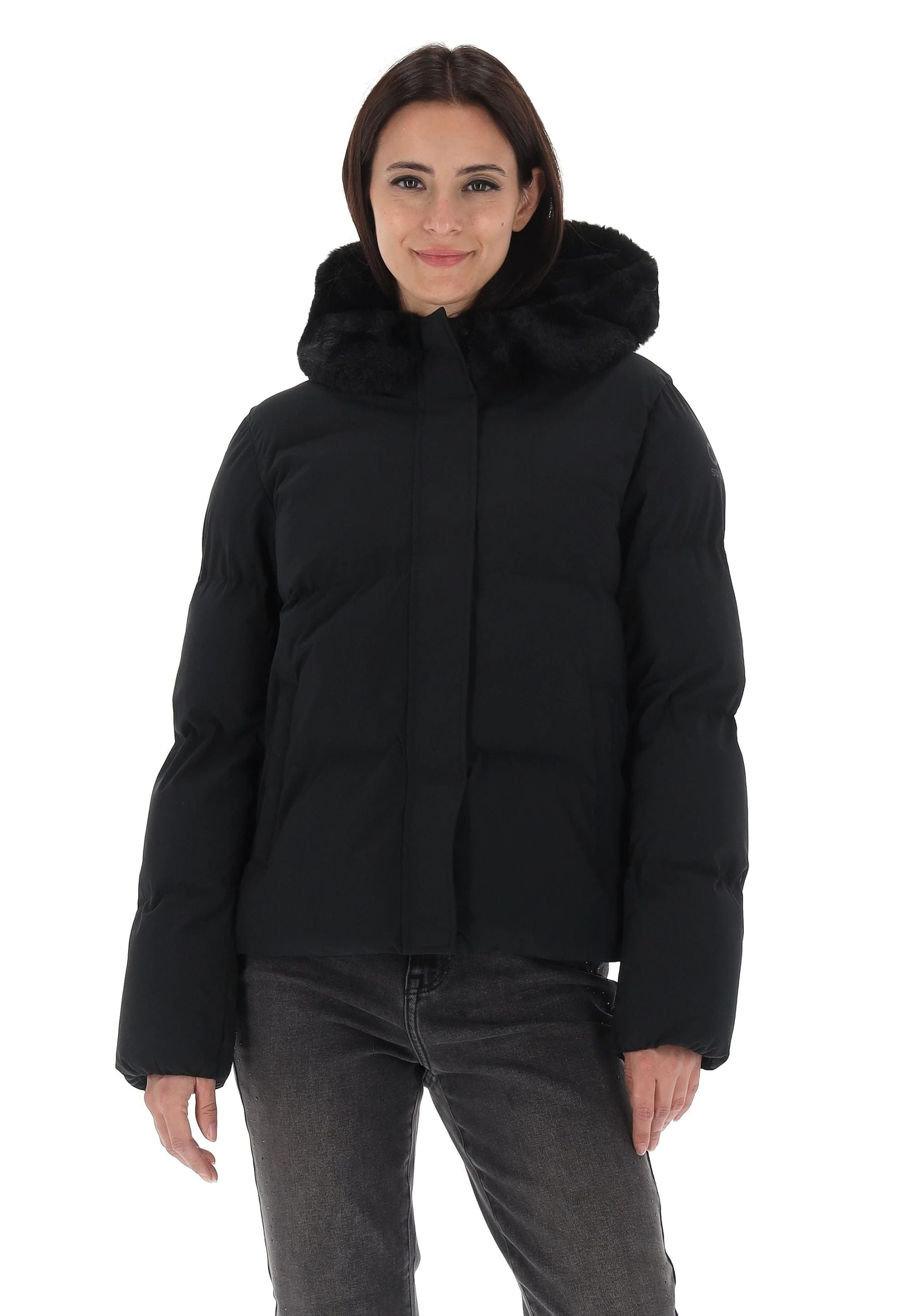 SUNS Piumino Imbottito Modello Ginan con Cappuccio