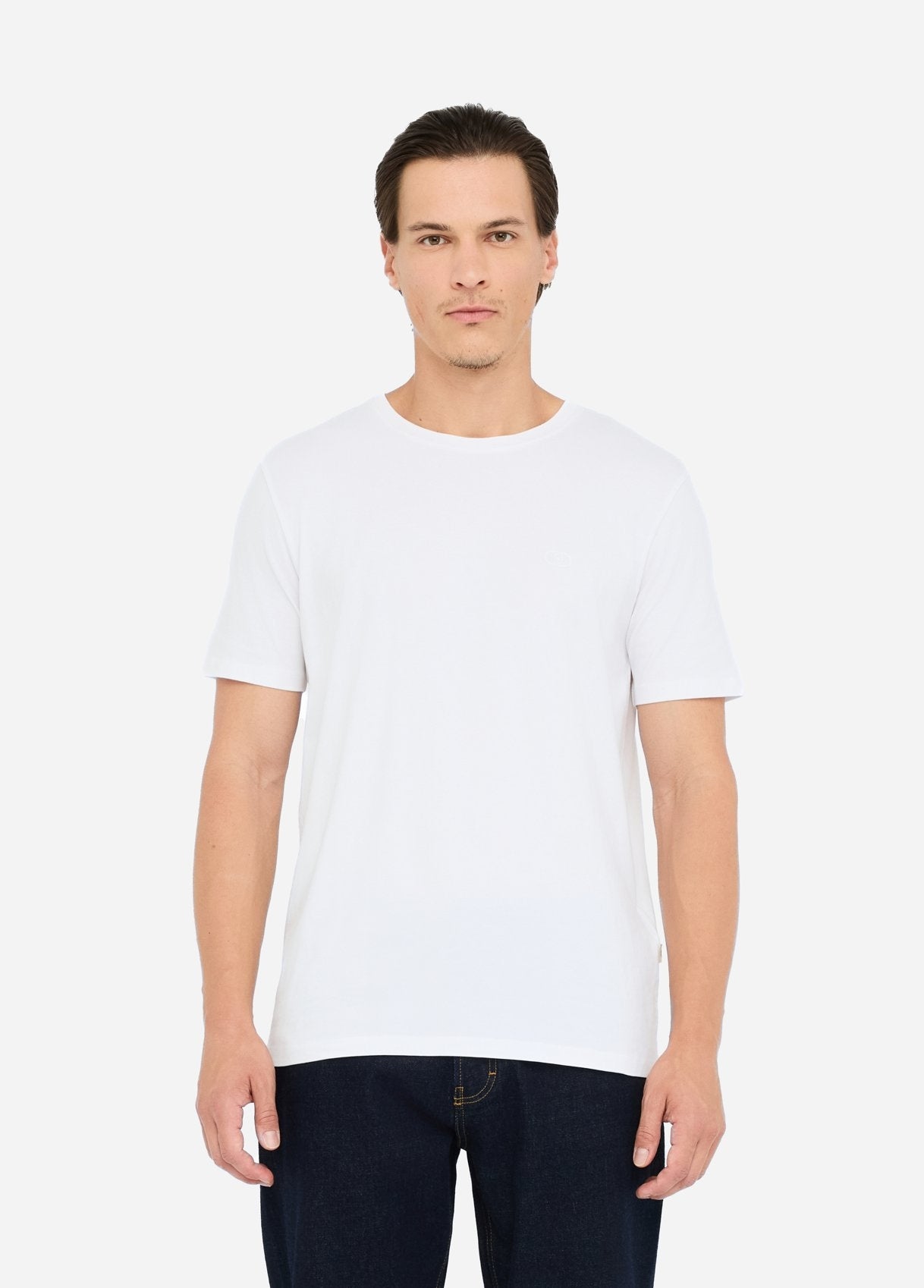 Liu Jo T-shirt Girocollo con Logo in Piccolo