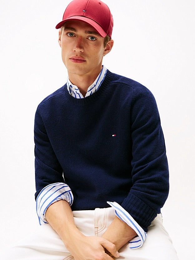 Tommy Hilfiger Dolcevita in Maglia Intrecciata