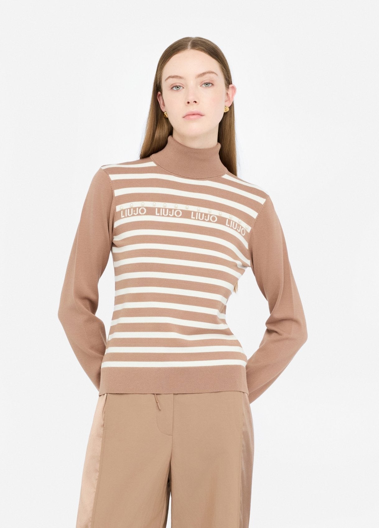 Liu Jo Maglia Dolcevita a Righe