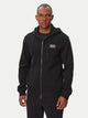 Armani EA7 Felpa Core Identity in Cotone con Collo Baseball Nero