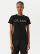 Guess T-shirt Manica Corta con Logo Frontale