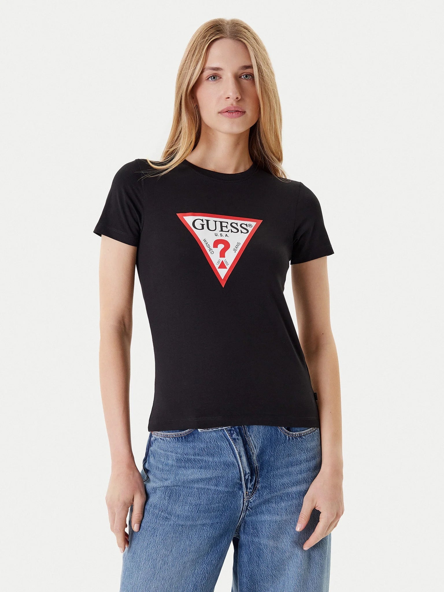 Guess T-shirt con Logo maxi Triangolo