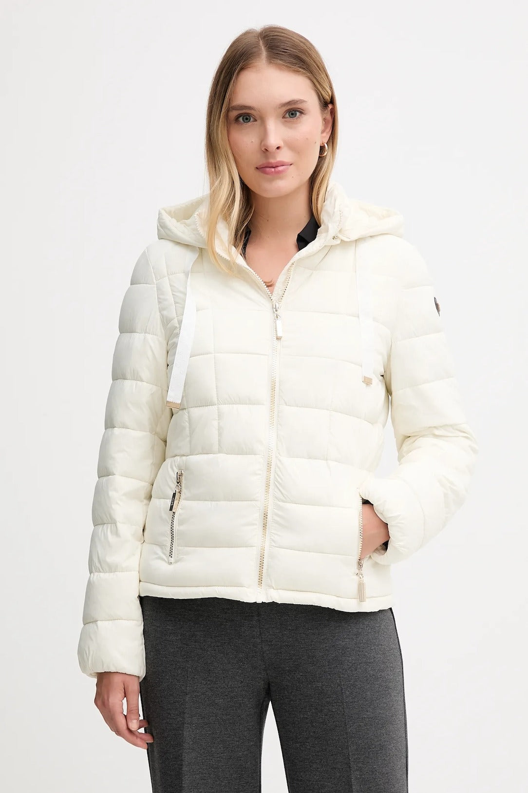 Gaudi Piumino Imbottito Trapuntato con Cappuccio