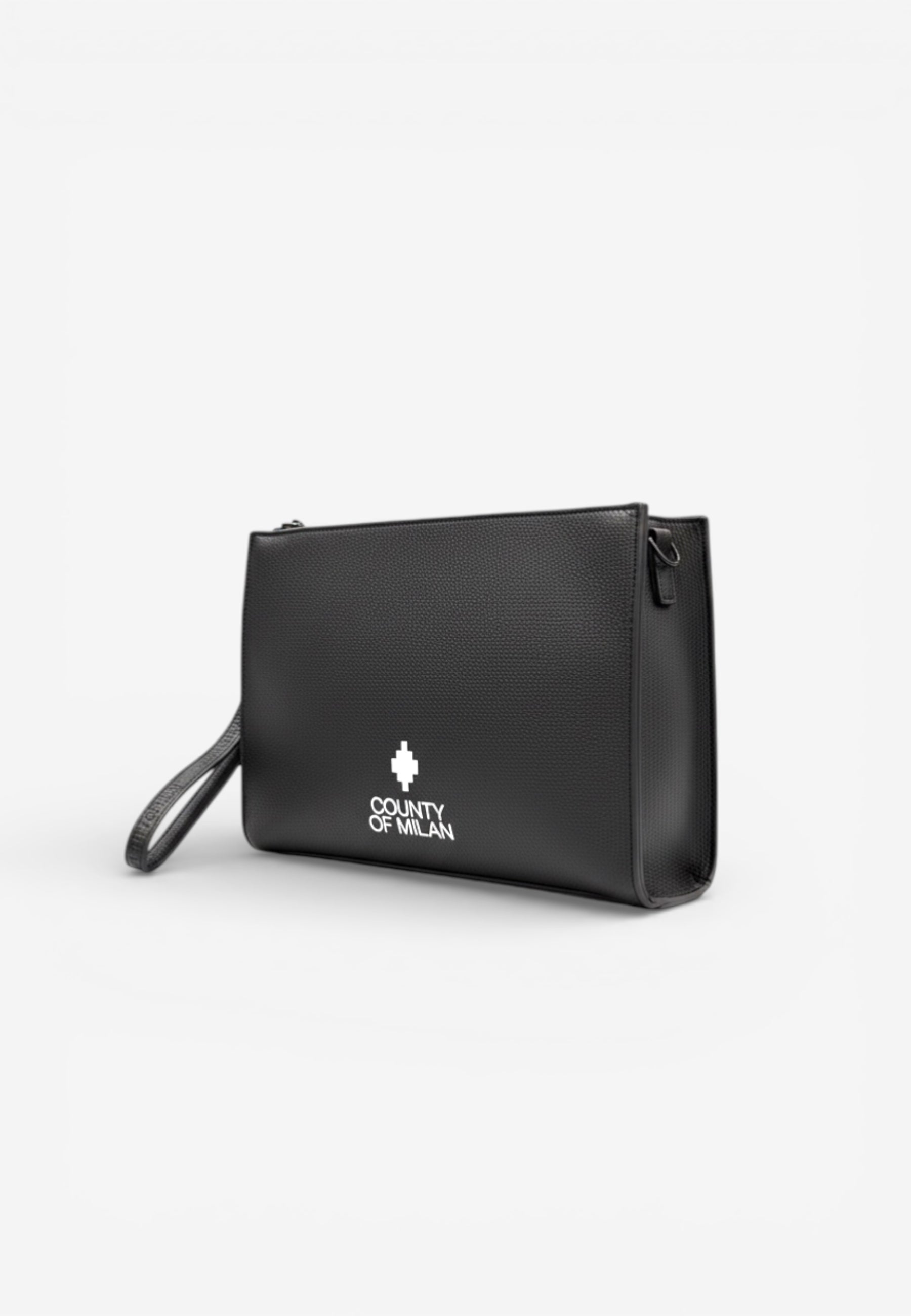Marcelo Burlon Pochette County of Milan con Logo a Contrasto Nero