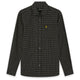 Lyle & Scott Camicia in Flanella a Quadri Nero