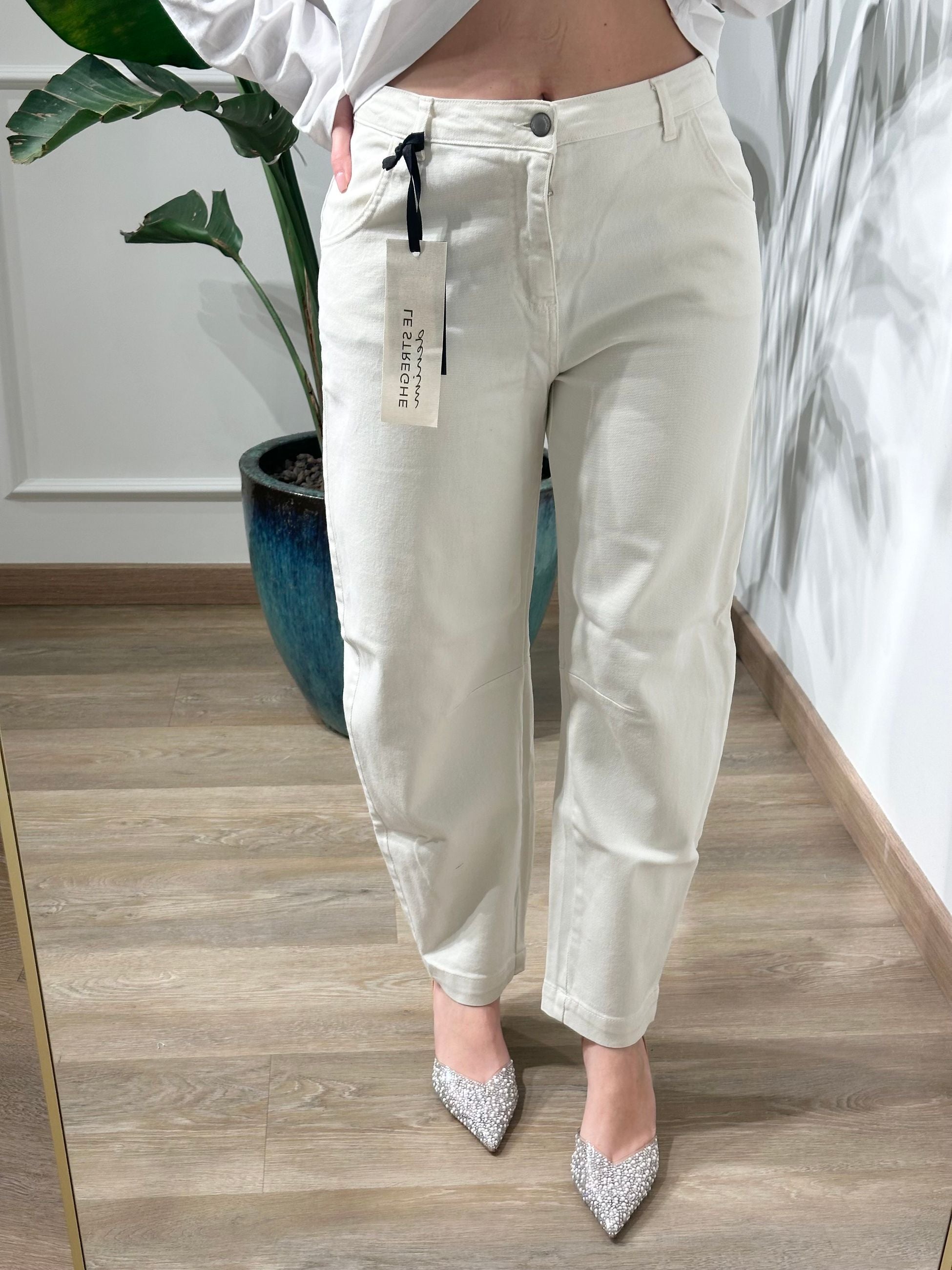 Le Streghe Pantalone Ovetto Marrone