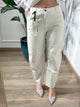 Le Streghe Pantalone Ovetto Marrone