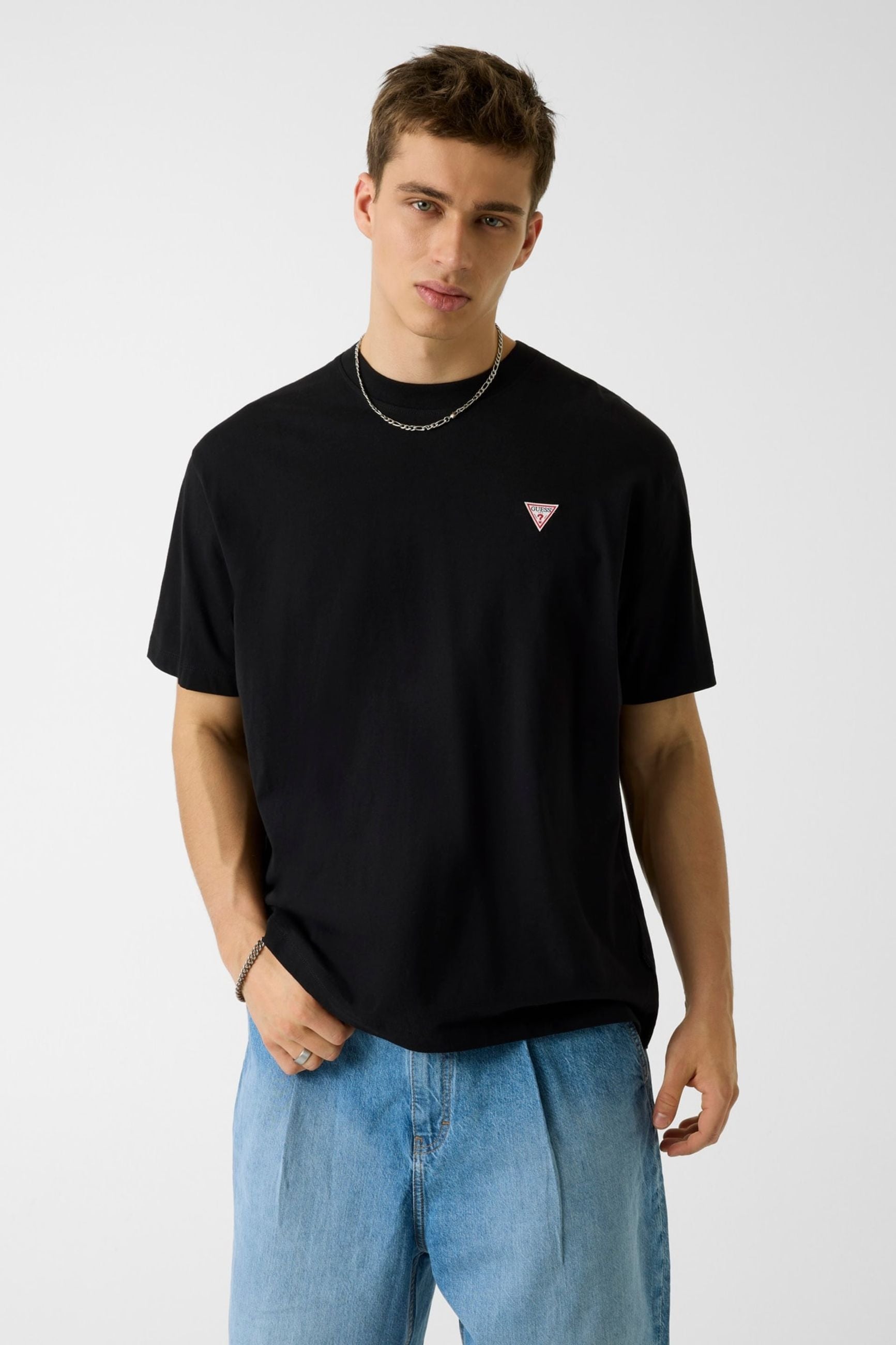 Guess T-shirt Oversize con Patch Mini