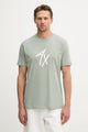 Armani Exchange T-shirt Slim Fit in Cotone Verde