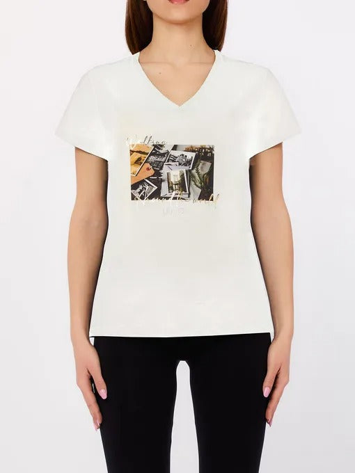 Liu Jo T-shirt con Scollo a V