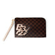 R372 Pochette con Logo Ricamato