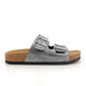 Superga Ciabatta in Ecopelle Glitterate Grigio
