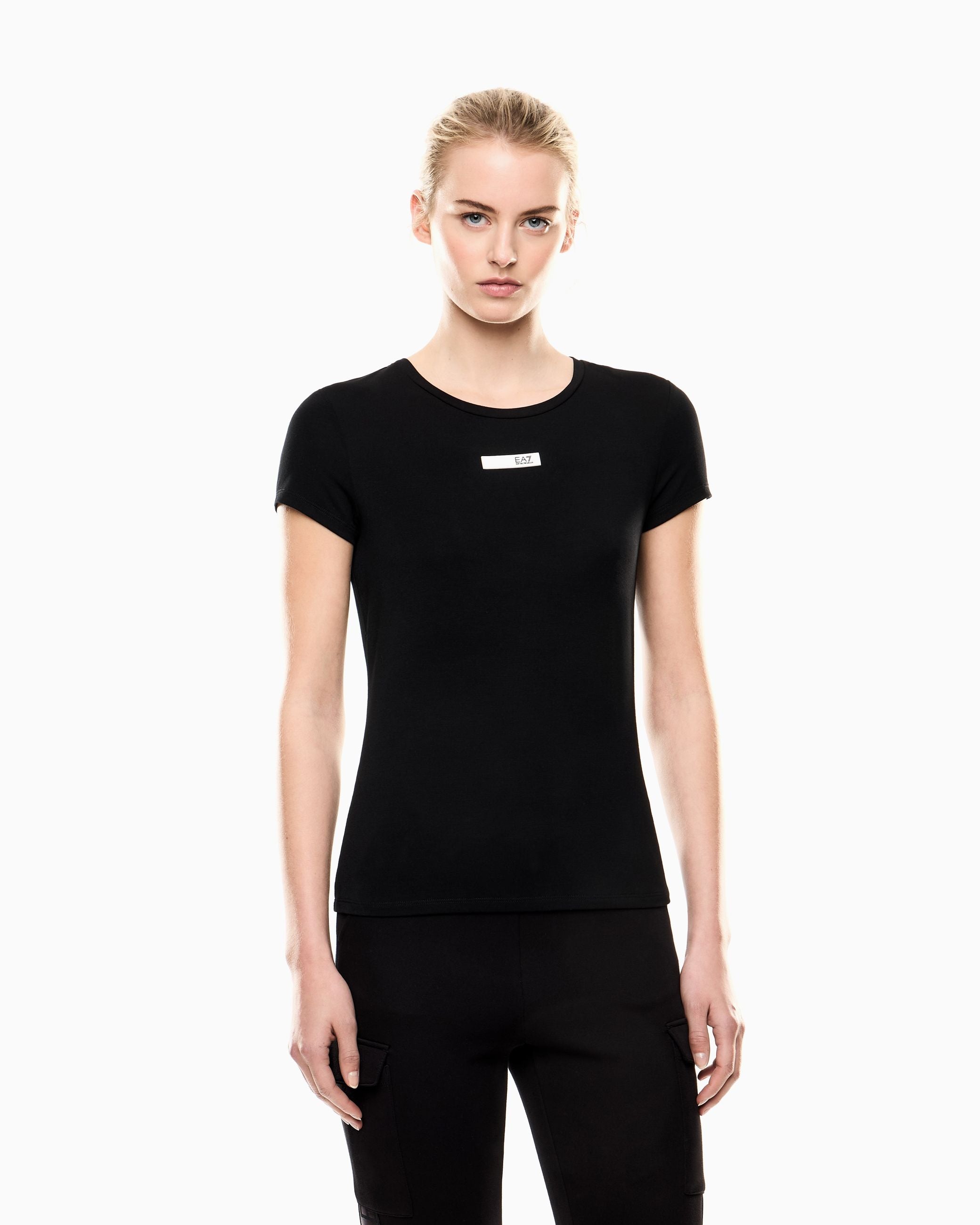 Armani EA7 T-shirt Girocollo Dynamic Athlete in Tessuto Tecnico Natural Ventus 7
Nero