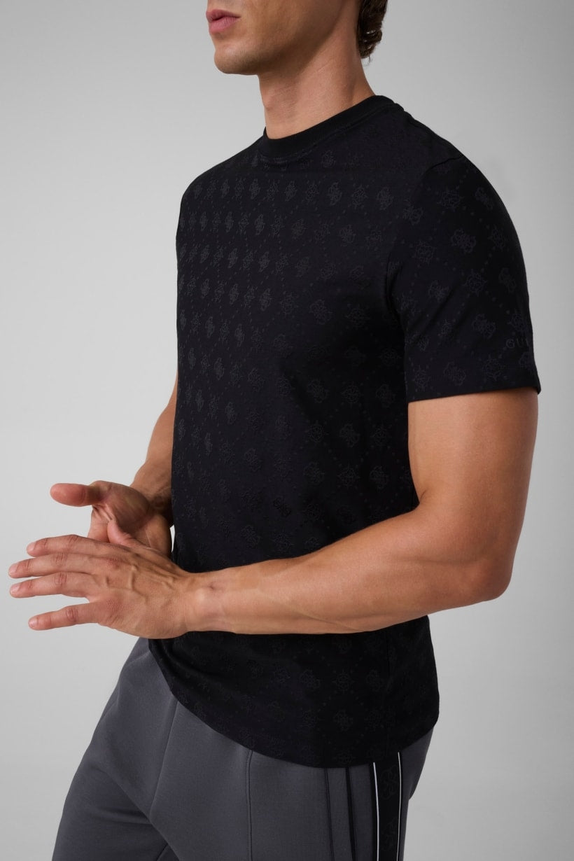 Guess T-shirt Stampata  Nero