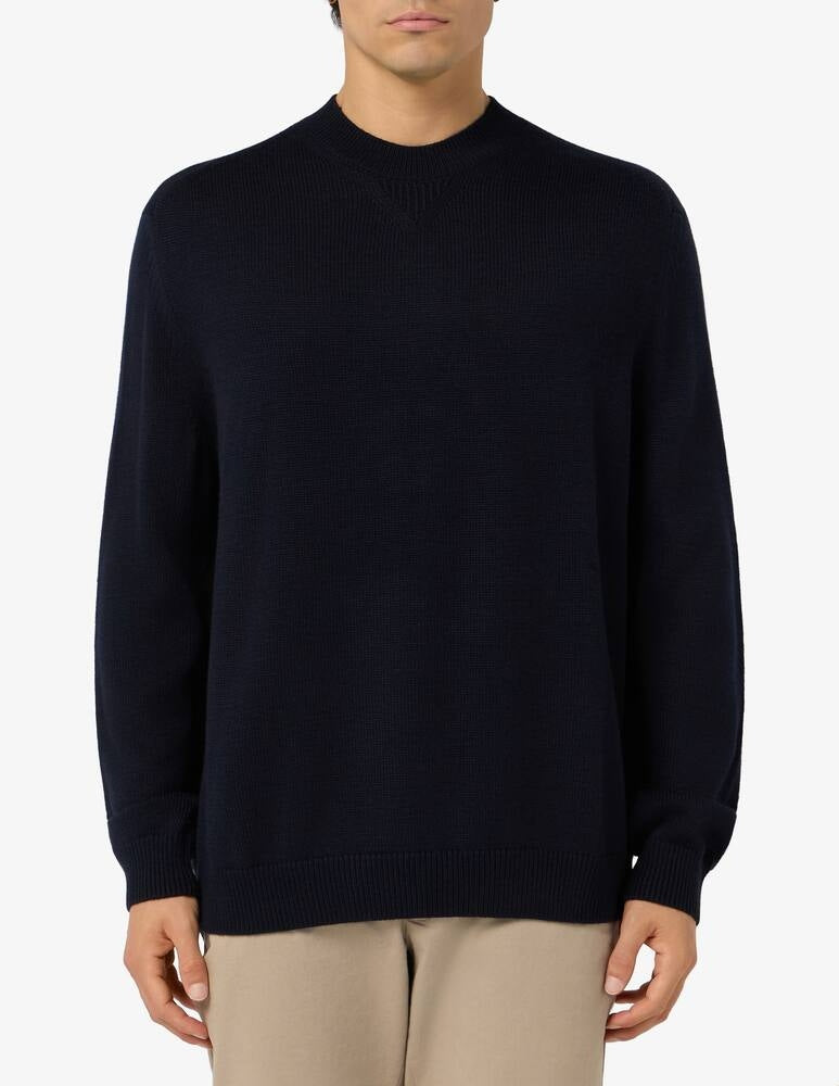 Armani Exchange in Cotone e Lana con Girocollo