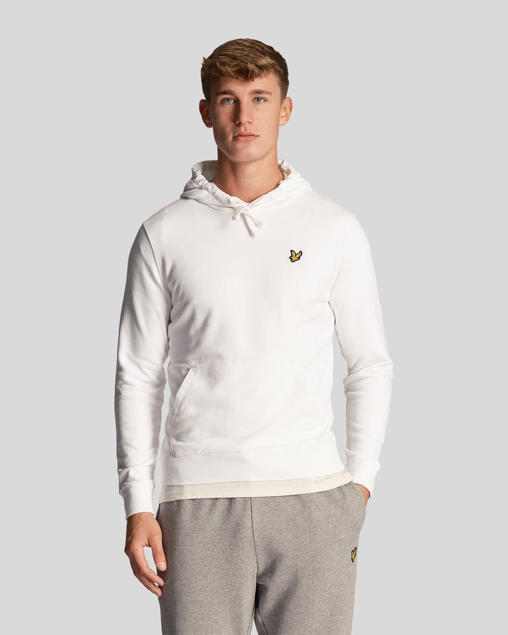 Lyle & Scott Felpa Basica con Logo e Cappuccio