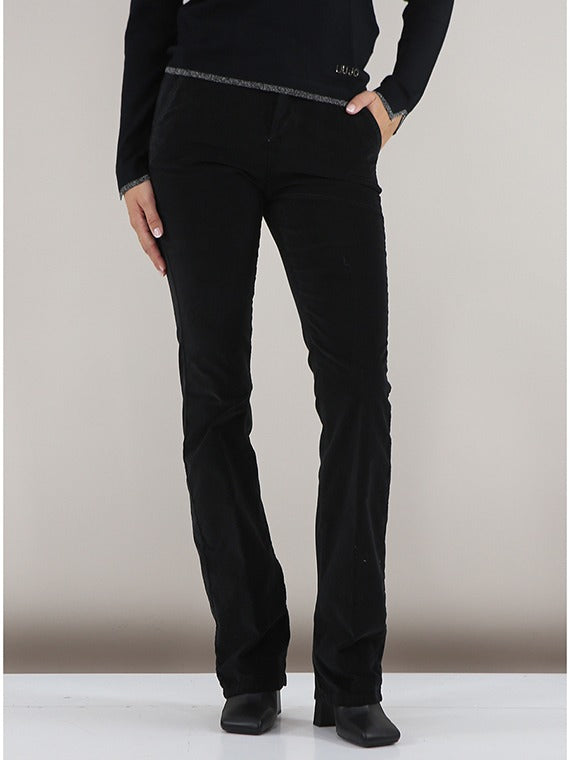 Liu Jo Pantalone Bootcut in Velluto