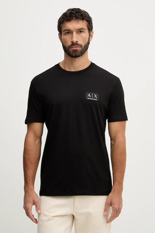 Armani Exchange T-shirt Slim Fit in Cotone
Nero