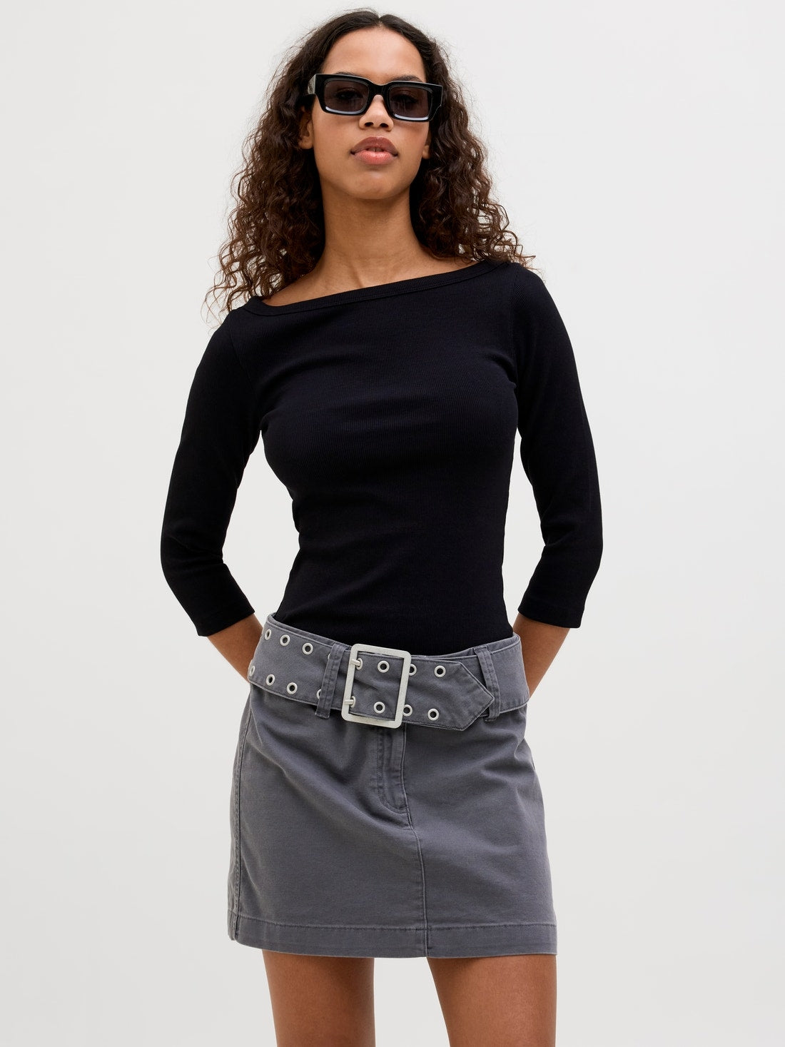 Jjxx  Jxfifi T-shirt in Cotone Maniche Lunghe