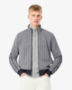 Lacoste Felpa in Jacquard con Cerniera  Paris Grigio