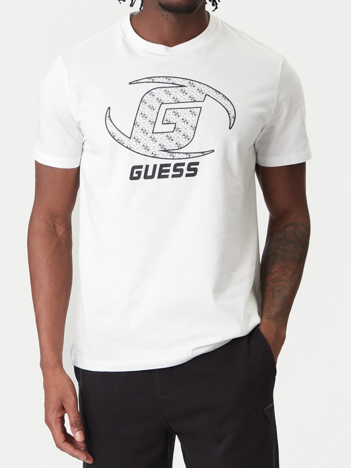 Guess T-shirt in Cotone Bianco