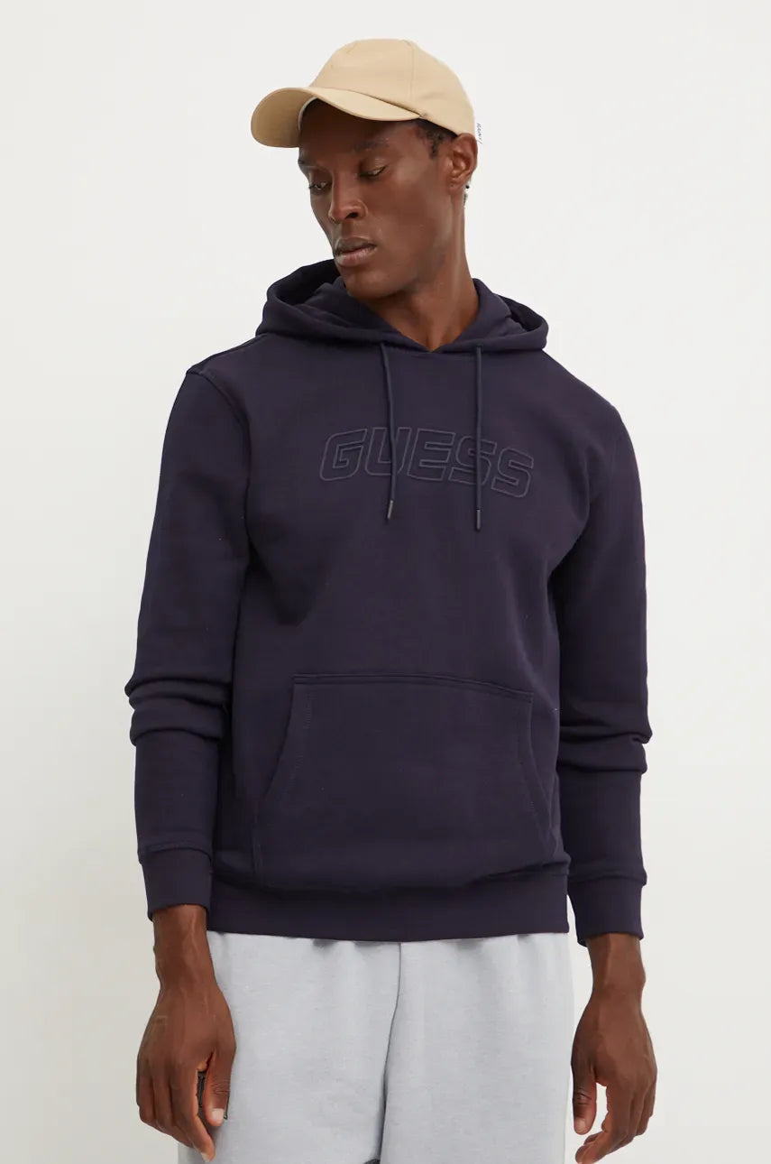 Guess Felpa Manica Lunga con Cappuccio