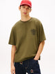 Tommy Jeans T-shirt con Stampa sul Petto
Verde Militare