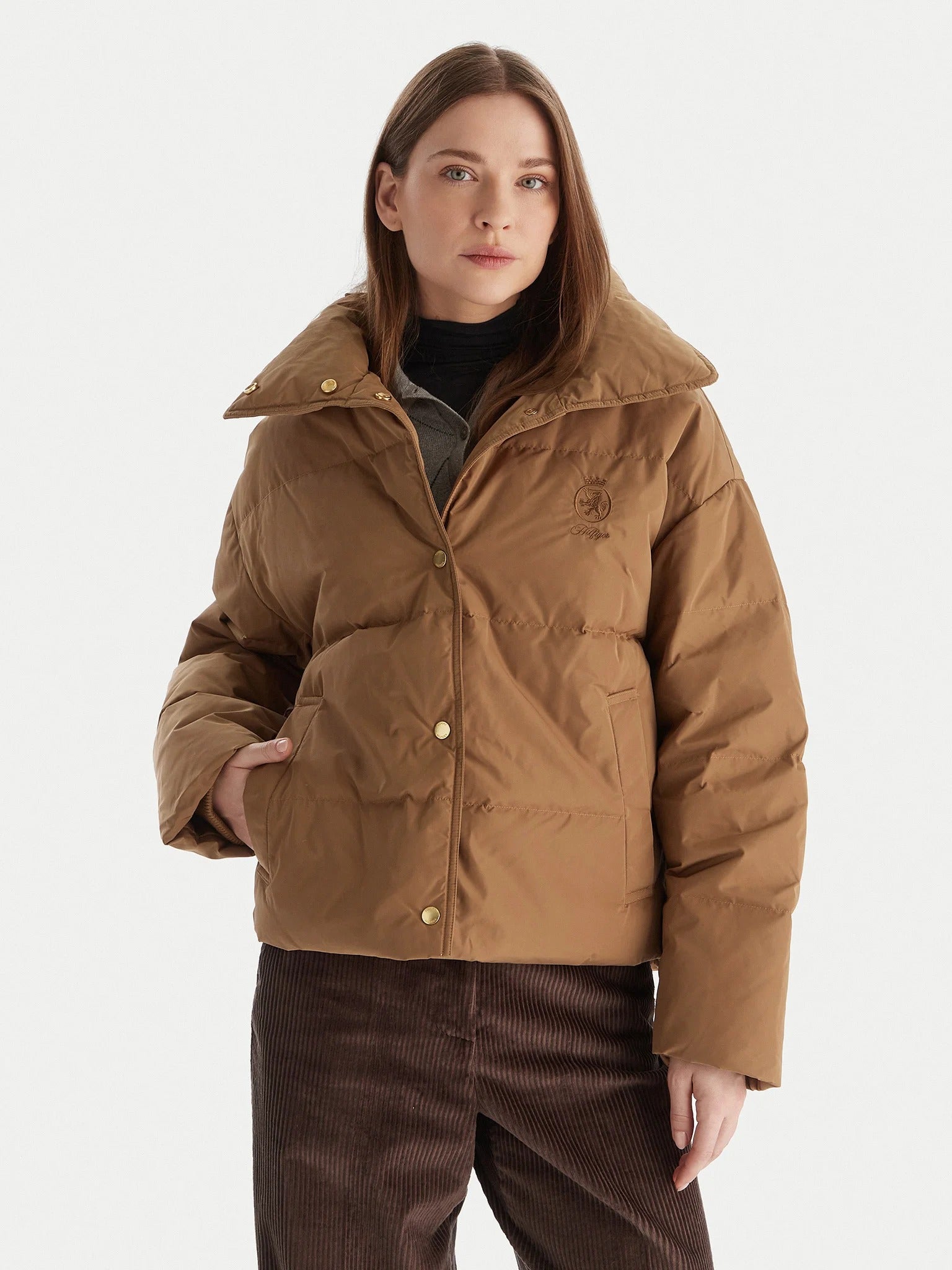 Tommy Hilfiger Piumino Imbottito con Stemma Ricamato