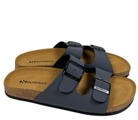 Superga Ciabatta Mules in Morbido Camoscio 
Sintetico