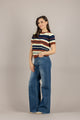 Vicolo Maglia a Righe Multicolore