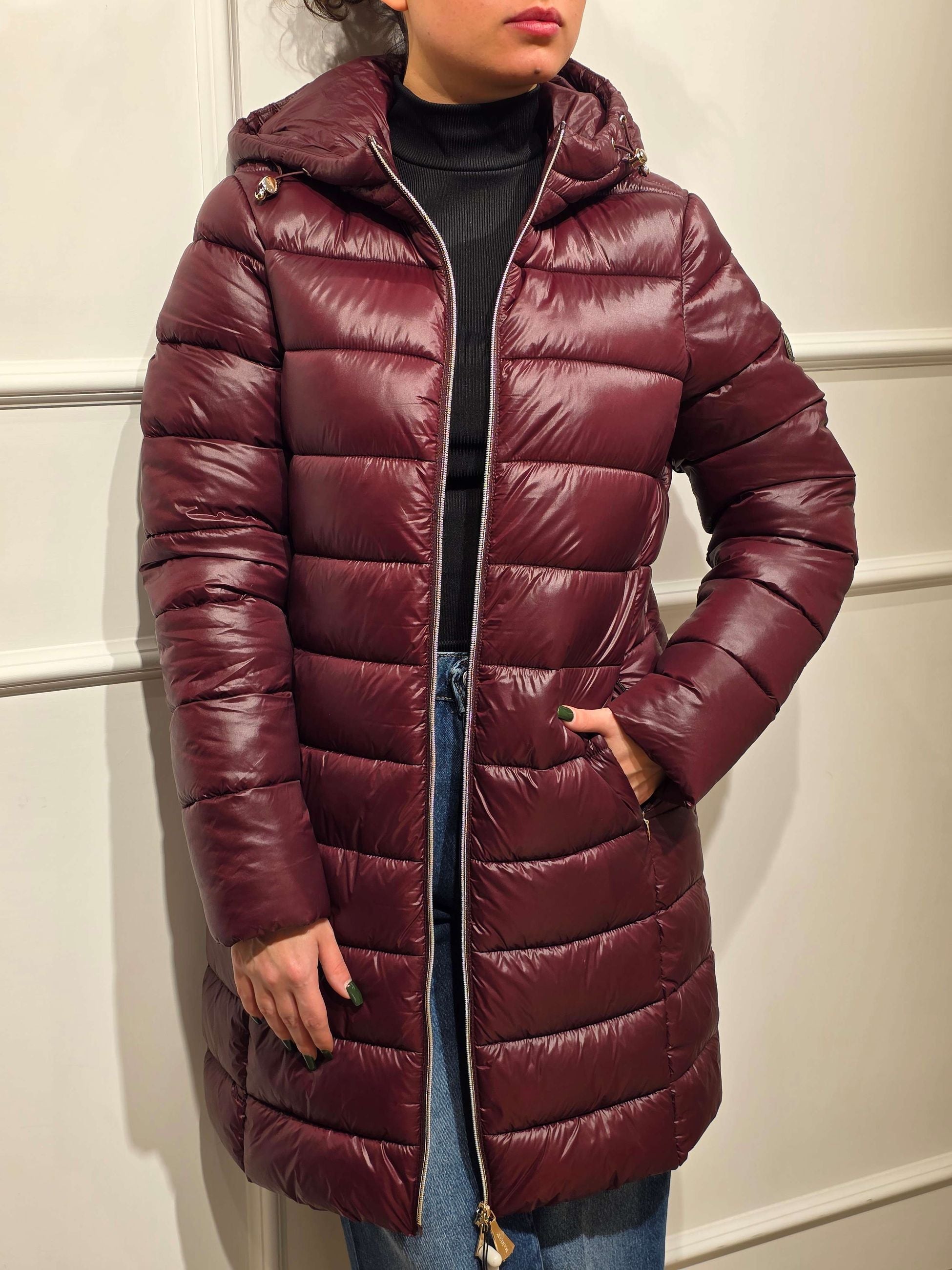 Markup Piumino Lungo con cappuccio