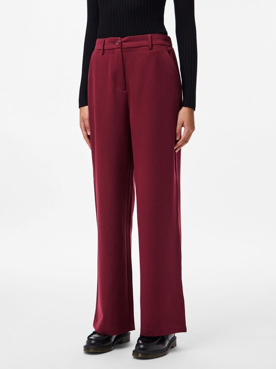 Pieces Pantaloni Gamba Ampia