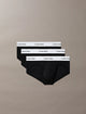 Calvin klein Silp in Confezione da 3 - Icon Cotton Stretch Nero