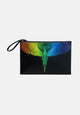 Marcelo Burlon Pochette County of Milan con Cinturino da Polso Nero/Murticolore