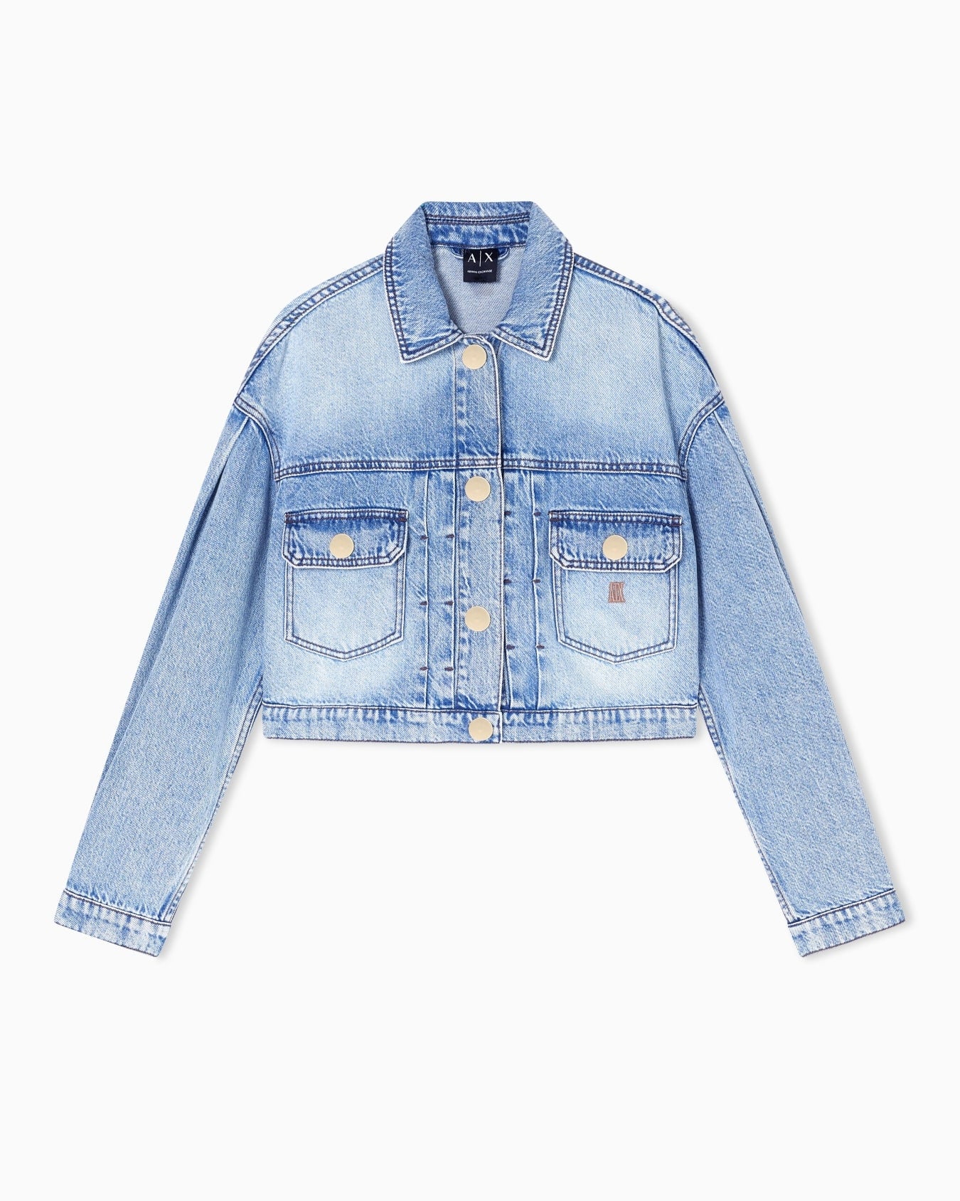Armani Exchange Giubbino in Jeans Blù