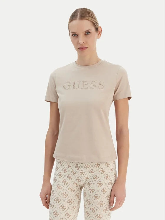 Guess T-shirt con Logo Strass